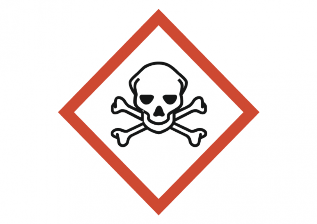 Acute toxicity mark for paints and coatings
